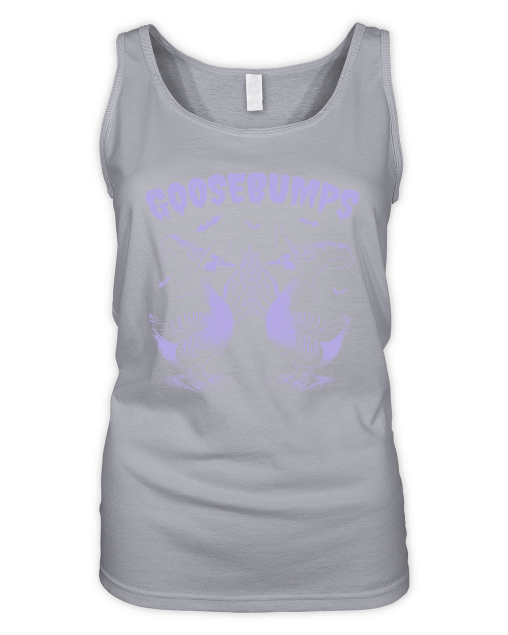 0502 Goosebumps Halloween Witch Goose D Violet Organic Women's Tank Top