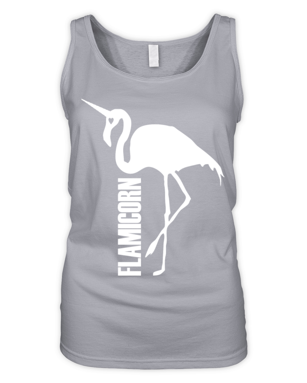 flamingo unicorn hybrid creature hybrids white Organic Women's Tank Top
