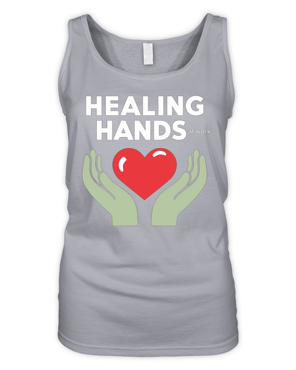 Healing Hands at Work Organic Women's Tank Top