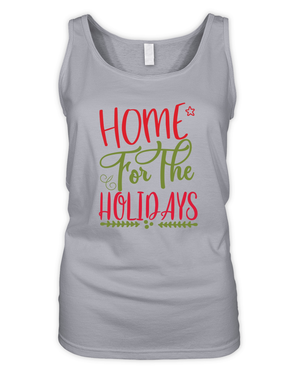 HOME FOR THE HOLIDAYS Organic Women's Tank Top