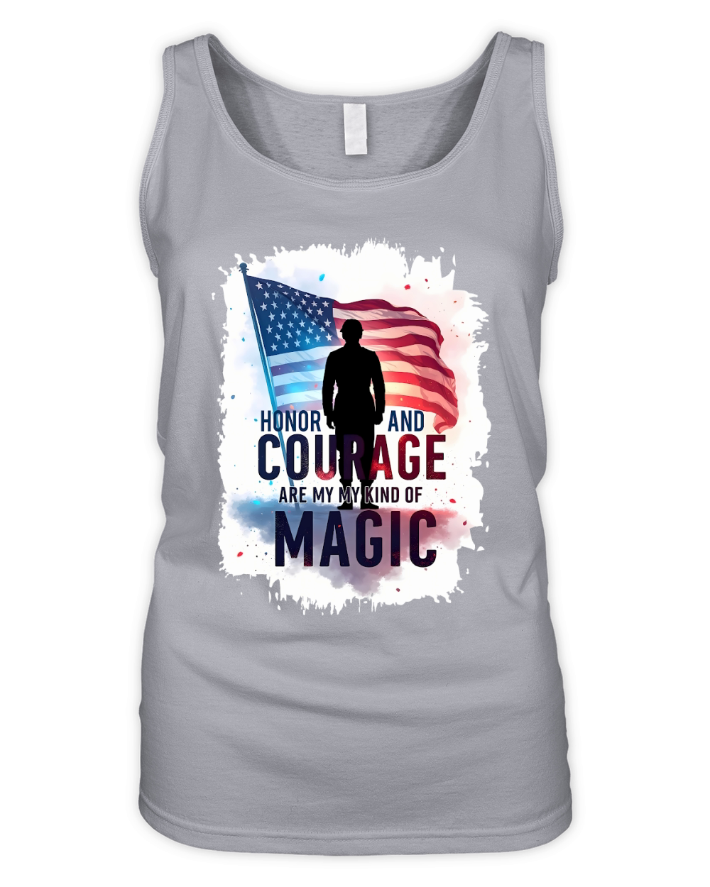 Honor and courage are my kind of magic 03 Organic Women's Tank Top