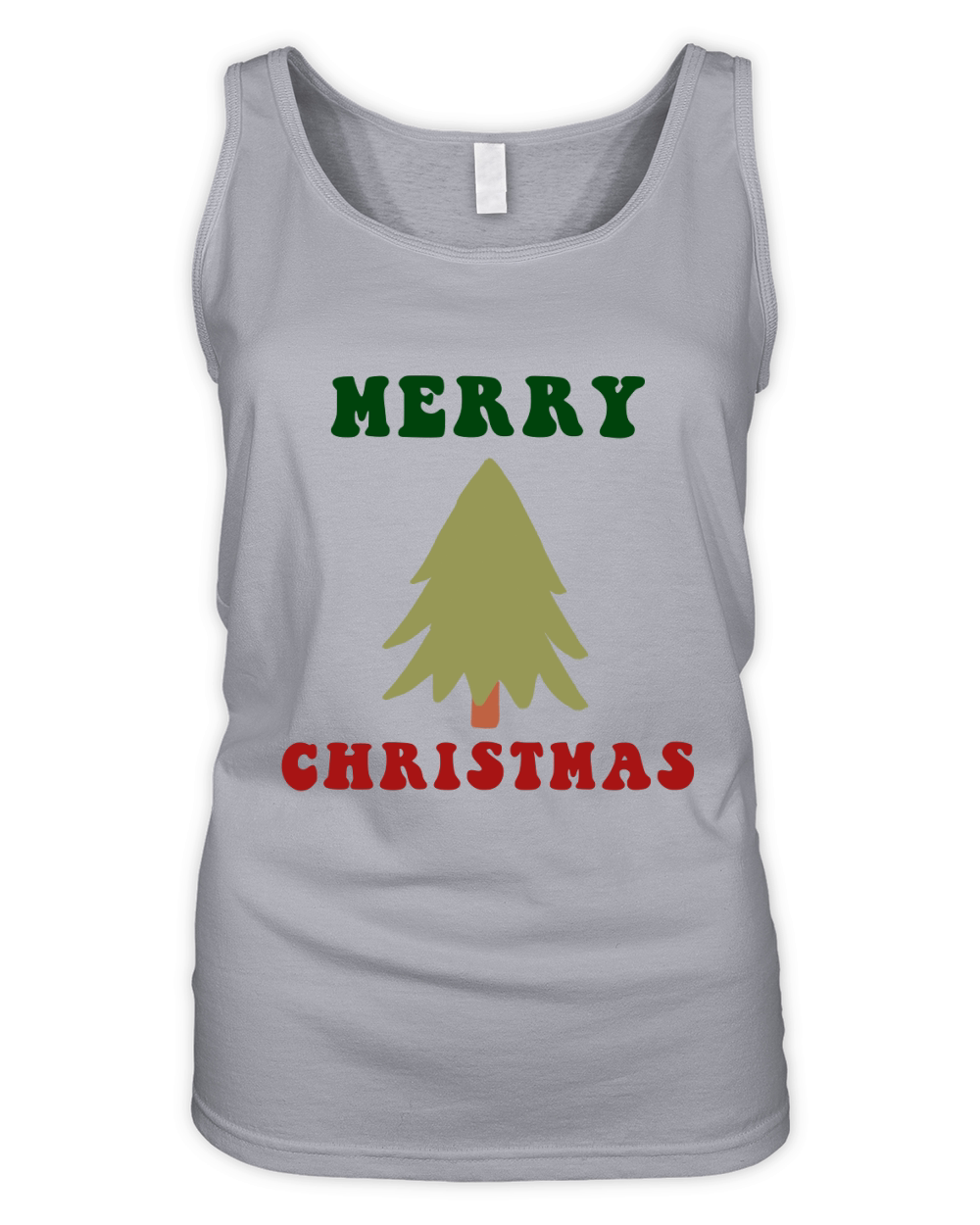 Merry Christmas 42 40 Organic Women's Tank Top