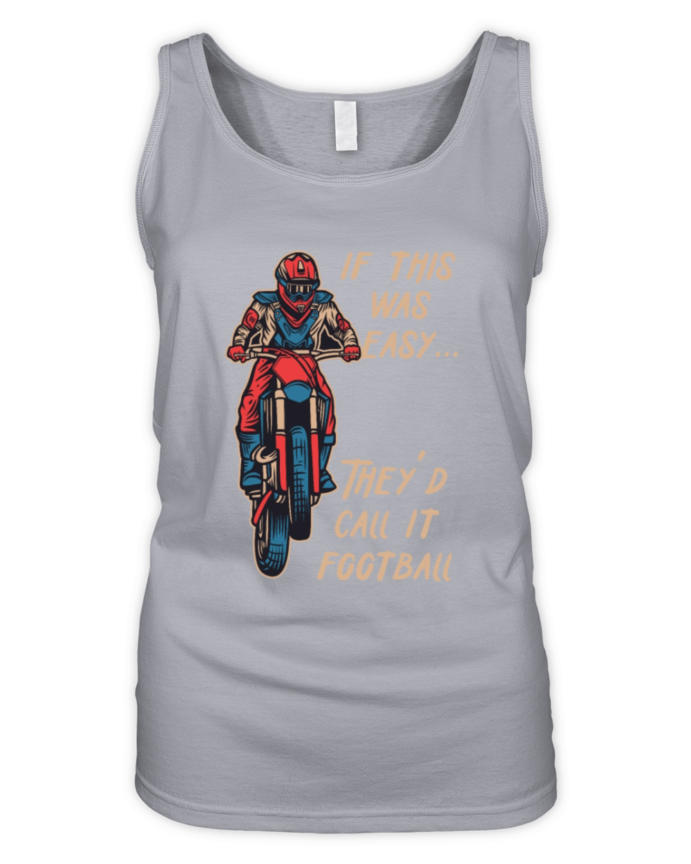 Motorcycle Motocross Bike Motobiker Motorsport Organic Women's Tank Top