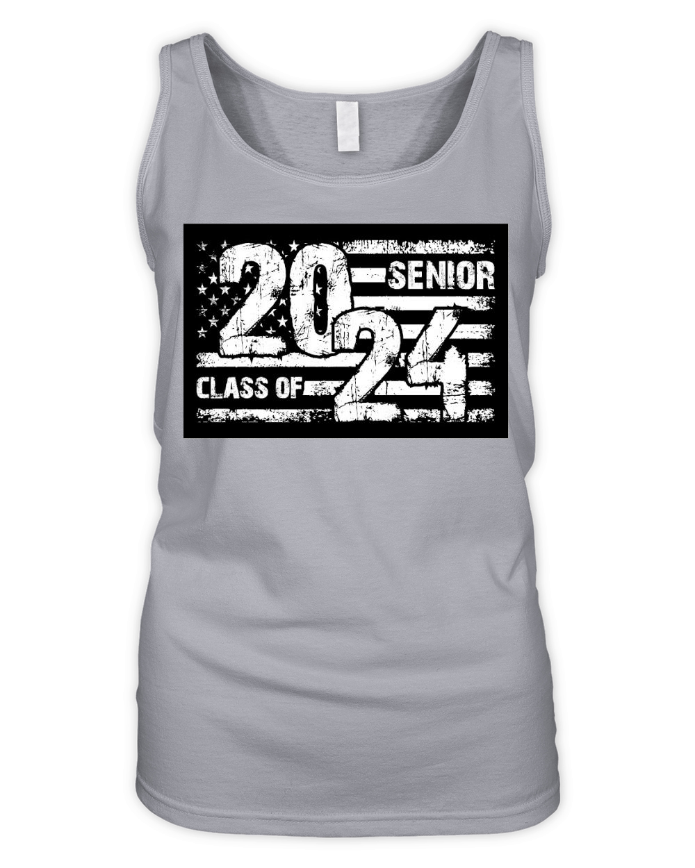 Senior Class Of 2023 With USA Flag Organic Women's Tank Top