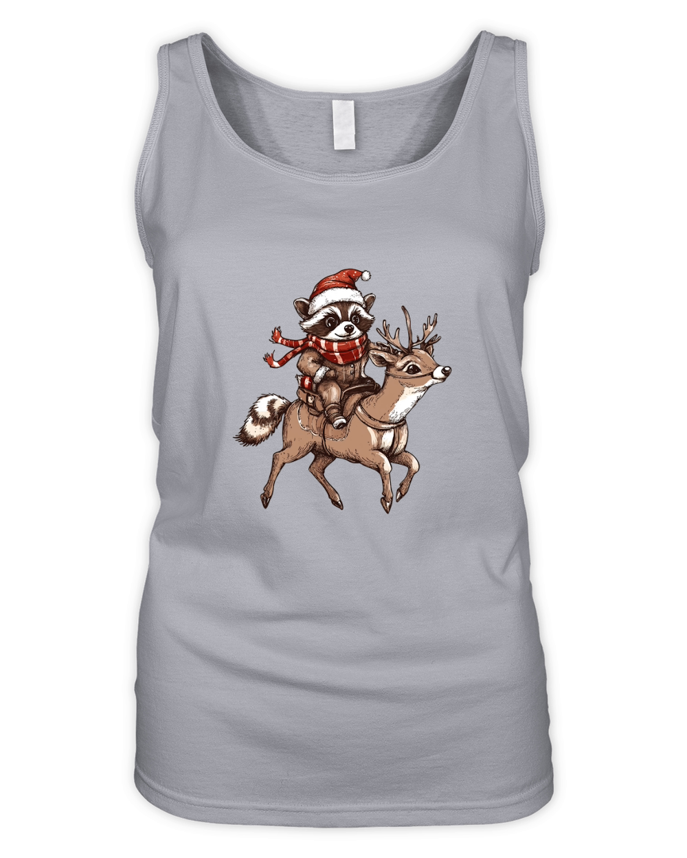 Sorry Santa Ive Been Feral 1 Organic Women's Tank Top