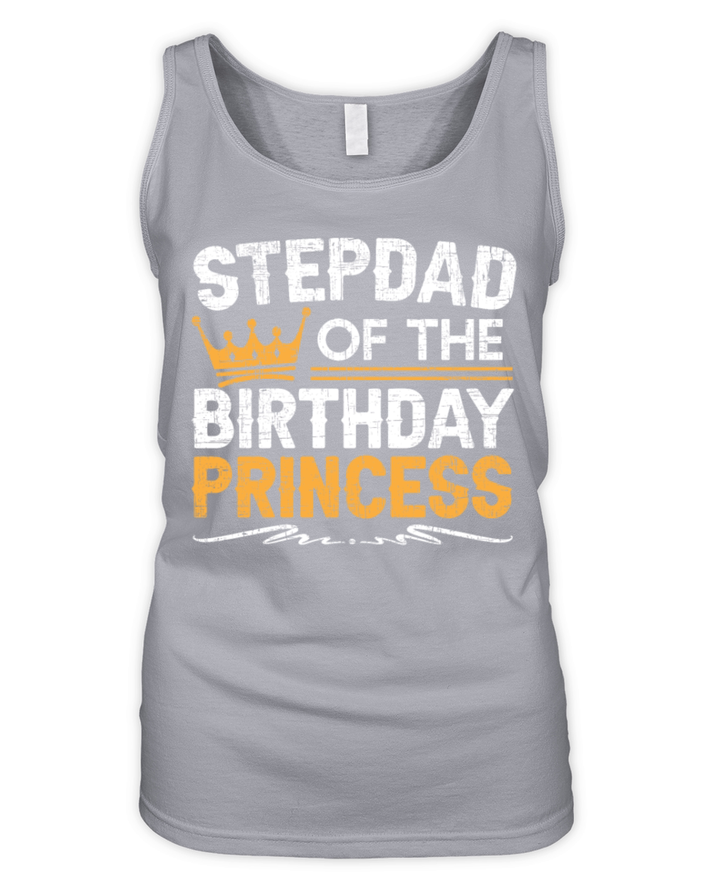 Stepdad Of The Birthday Princess Fathers Day Organic Women's Tank Top