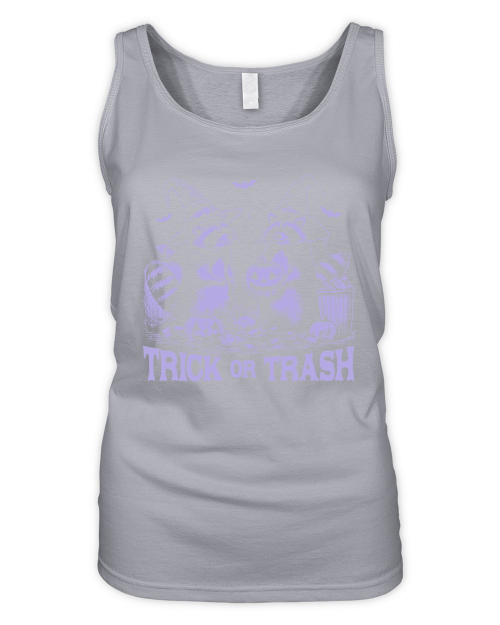 Trick Or Trash Halloween D Violet Organic Women's Tank Top