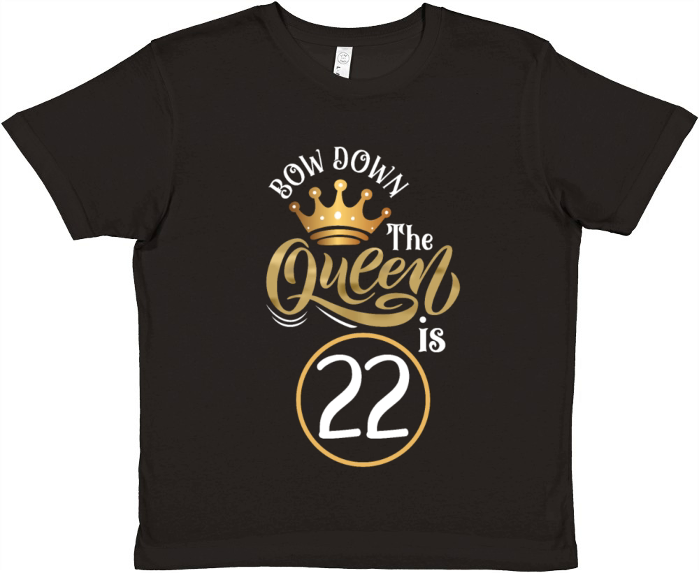22th Birthday Shirt 22 Years Birthday Premium Kids Crewneck T-shirt