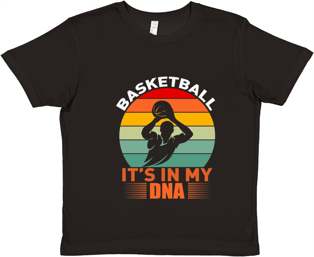basketball its in my DNA Premium Kids Crewneck T-shirt
