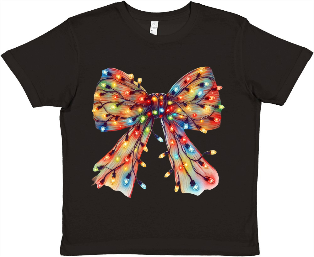 Bow Fairy Lights Premium Kids Crewneck T-shirt