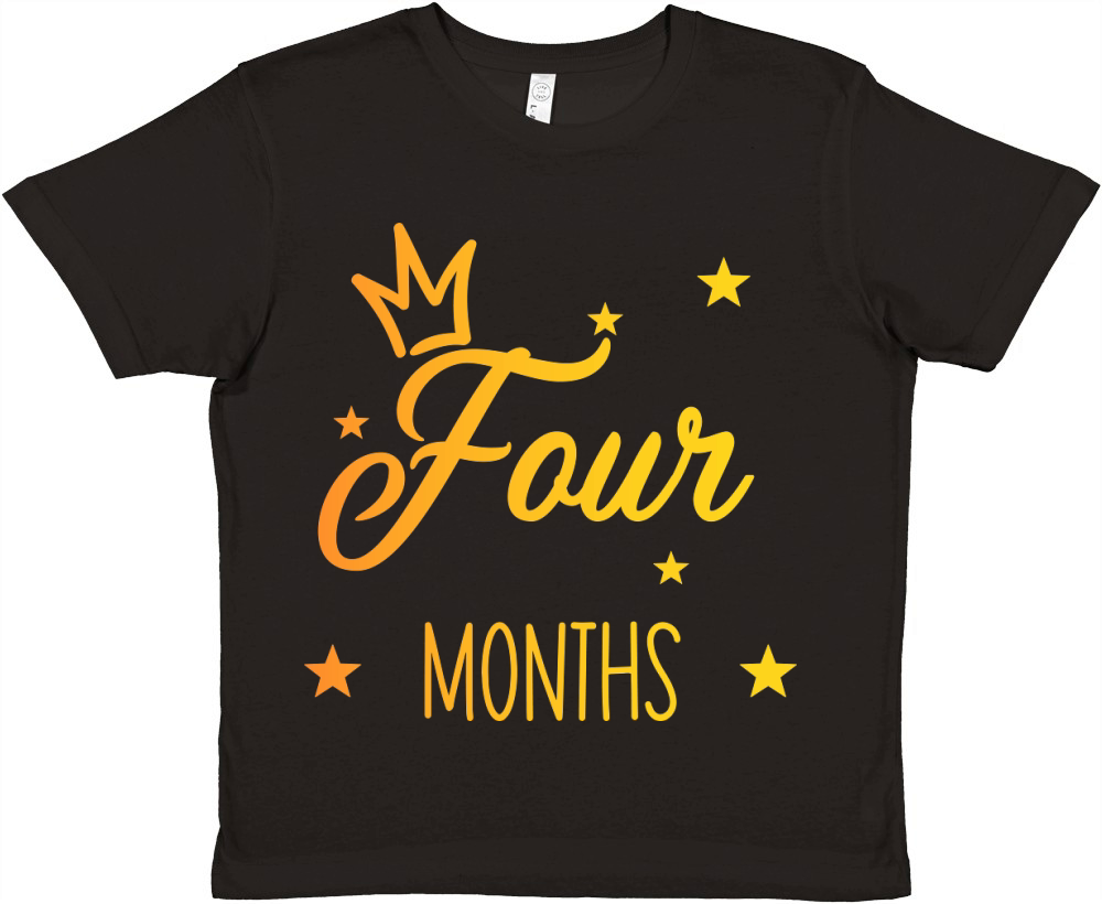 Four Months Premium Kids Crewneck T-shirt