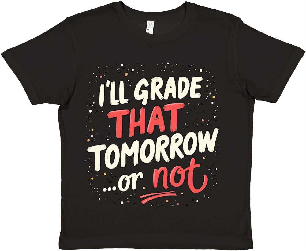 Ill grade that tomorrow or not 02 Premium Kids Crewneck T-shirt