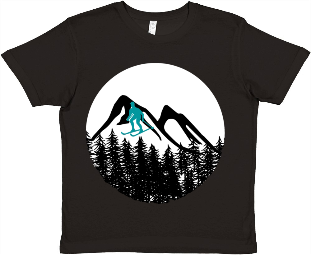 Vintage Retro Winter Park Colorado Snowboard Premium Kids Crewneck T-shirt