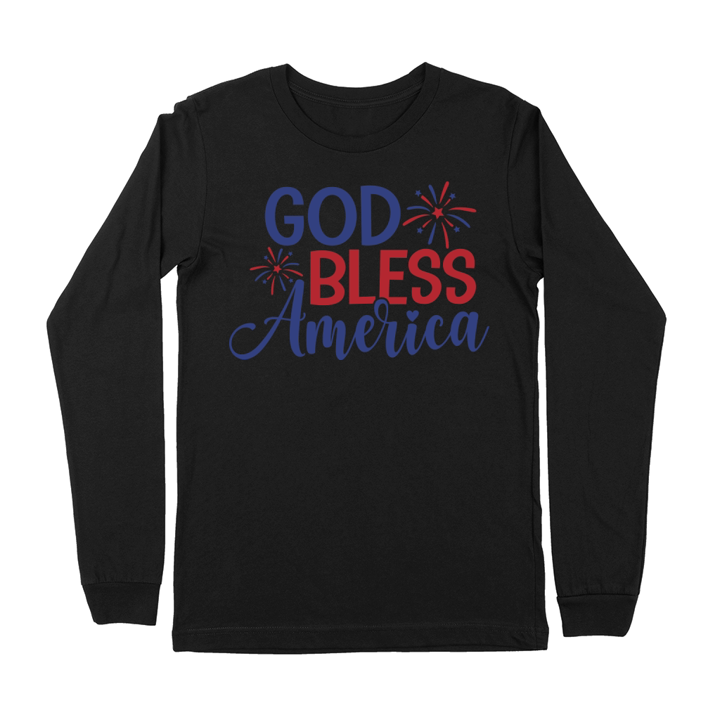 God Bless America Premium Long Sleeve