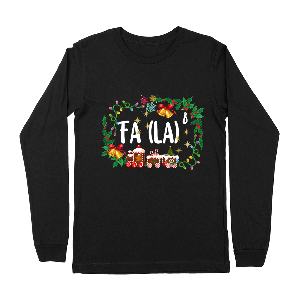 Math Christmas Santa Fa (La) Premium Long Sleeve