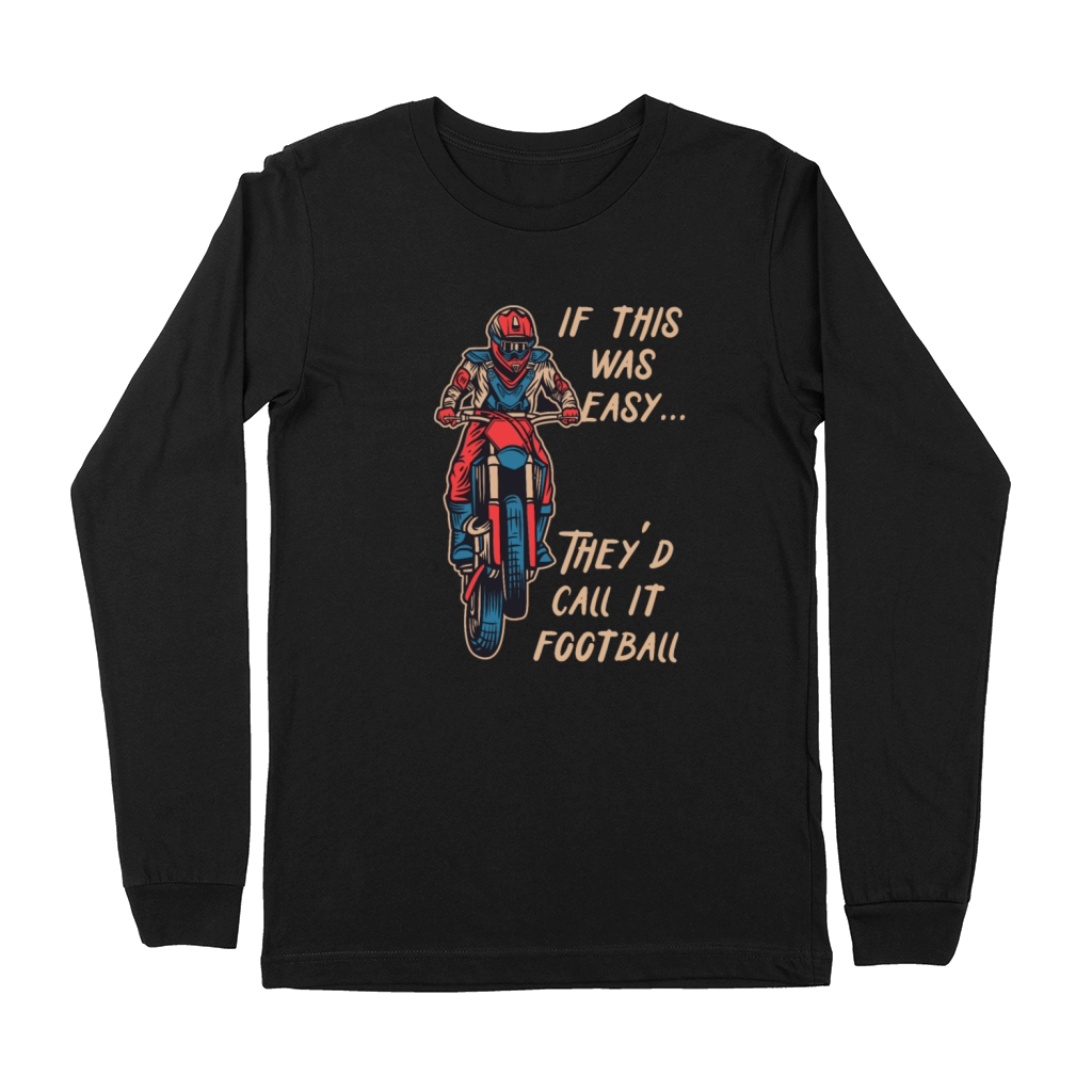 Motorcycle Motocross Bike Motobiker Motorsport Premium Long Sleeve