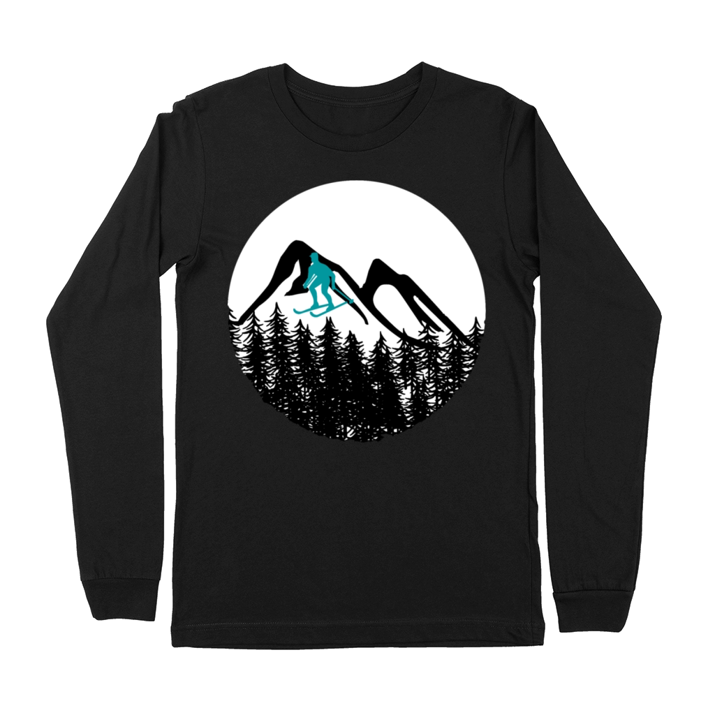 Vintage Retro Winter Park Colorado Snowboard Premium Long Sleeve