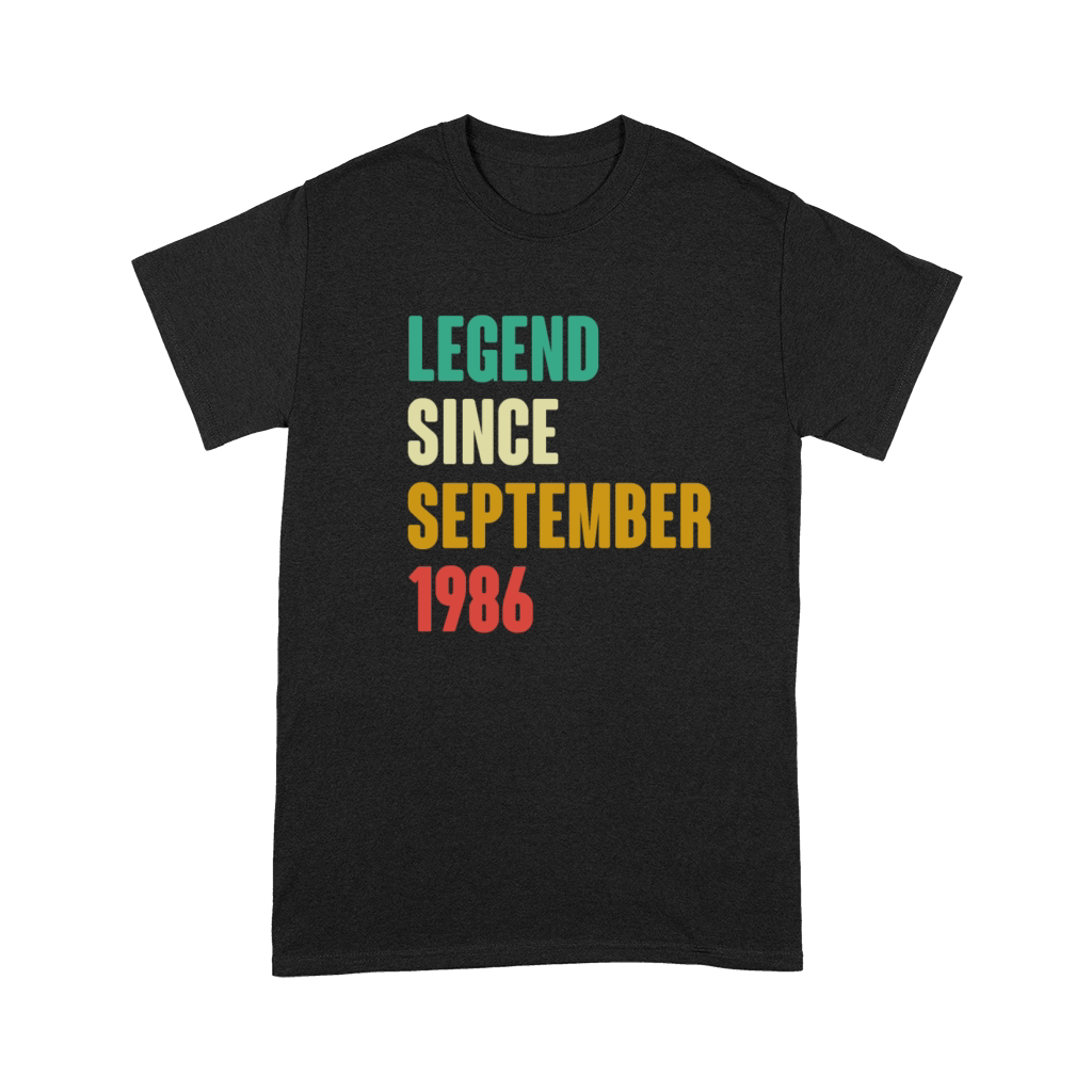 September 1986 36th Birthday 36 Years Old Bday Gi Premium T-shirt