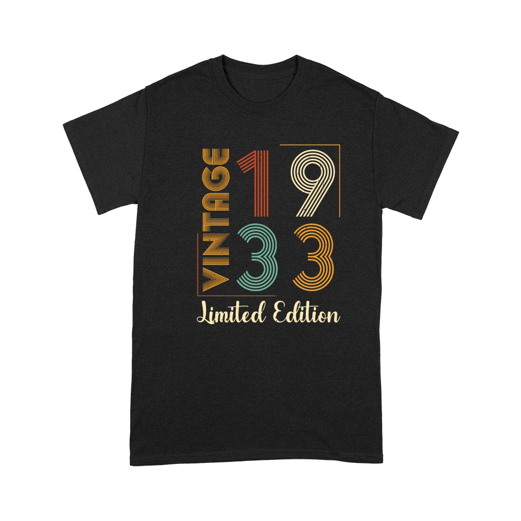 Vintage 1933 Limited Edition Birthday T Shirt Design (1) Premium T-shirt