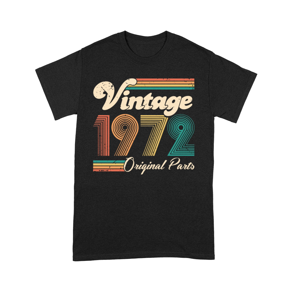 Vintage 1972 50th Birthday Fiftieth Gift Premium T-shirt