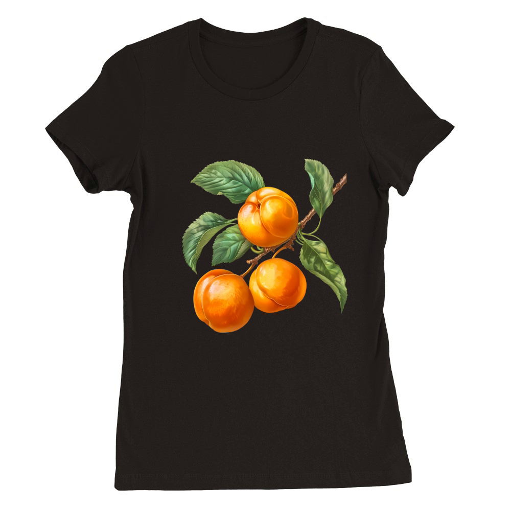 Blackberries Juicy and Tart Vintage Premium Womens Crewneck T-shirt