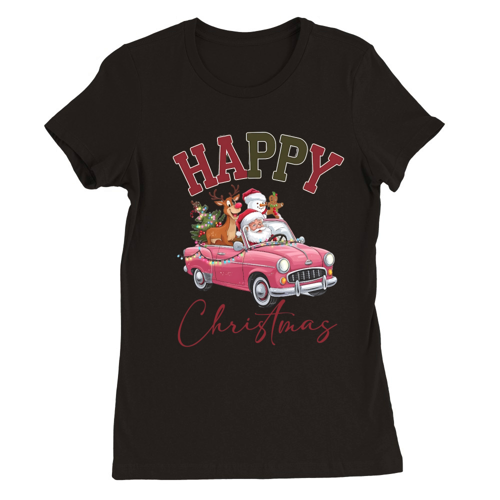 Happy Christmas 9 03 Premium Womens Crewneck T-shirt