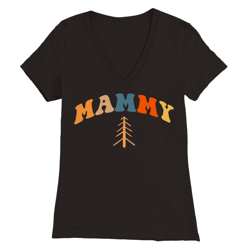 1. Mammy Premium Womens V-Neck T-shirt