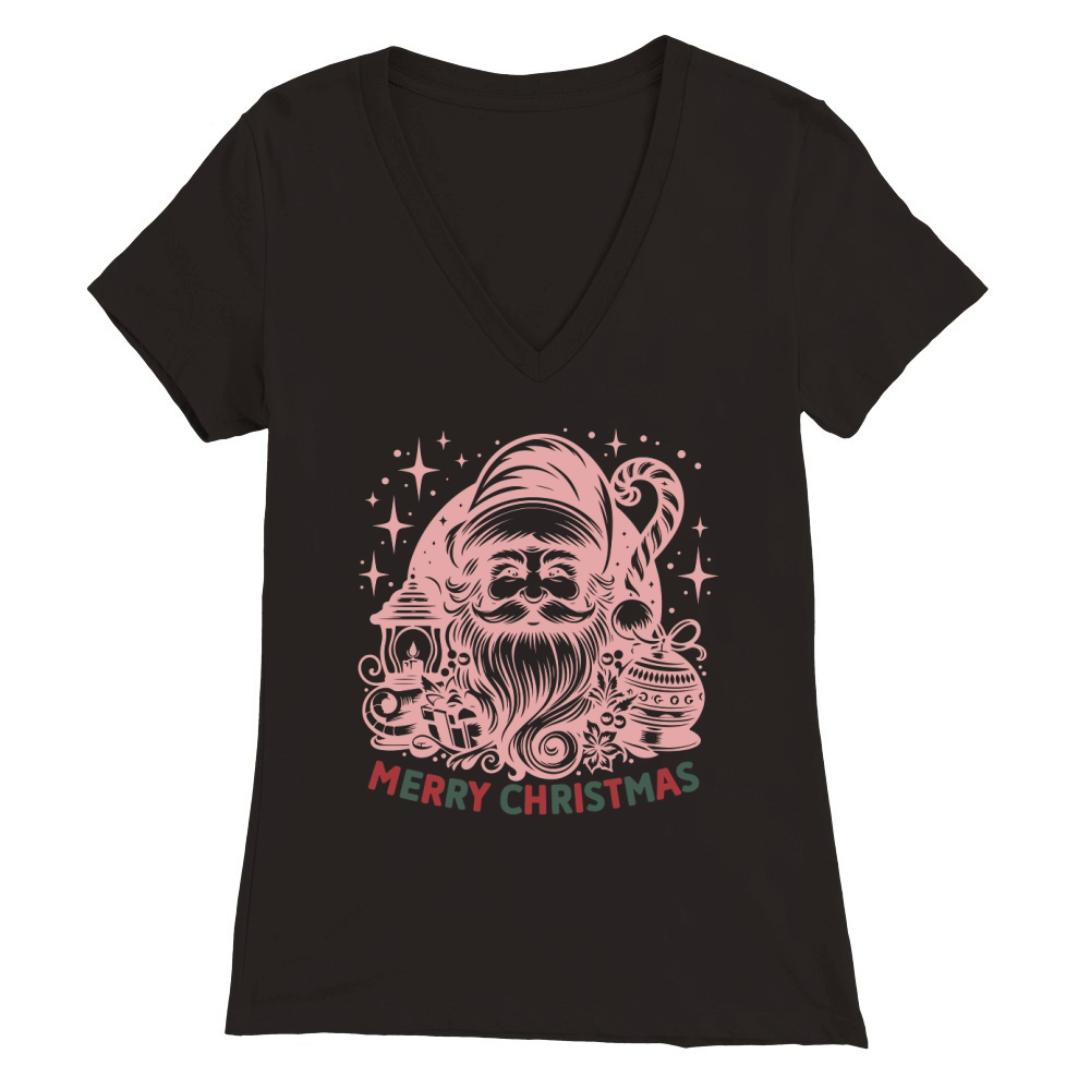 Merry Christmas 60 03 Premium Womens V-Neck T-shirt