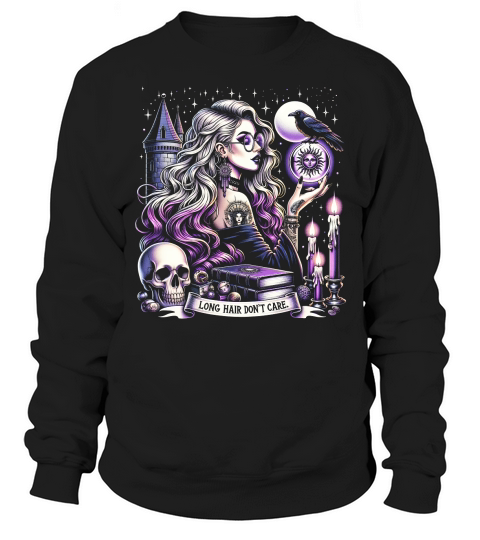 Long hair dont care Sweatshirt Unisex