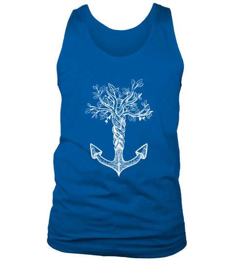 Anchor Roots Adventure Sailing Boating Vintage Tank Top Unisex