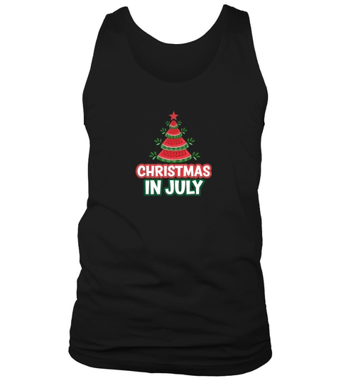 Christmas in July Watermelon Tree Tank Top Unisex