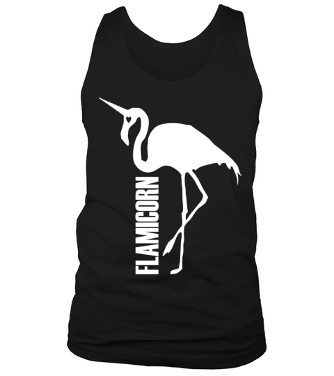 flamingo unicorn hybrid creature hybrids white Tank Top Unisex