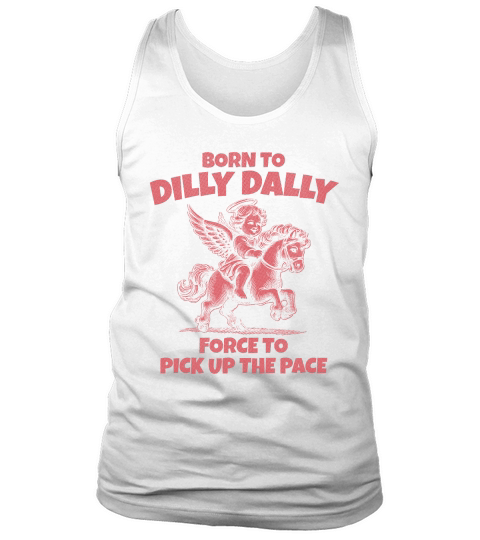 Little Angel Riding A Pony D Red GR Tank Top Unisex