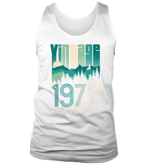 Vintage 1972 - 50 years old - 50th birthday gift Tank Top Unisex