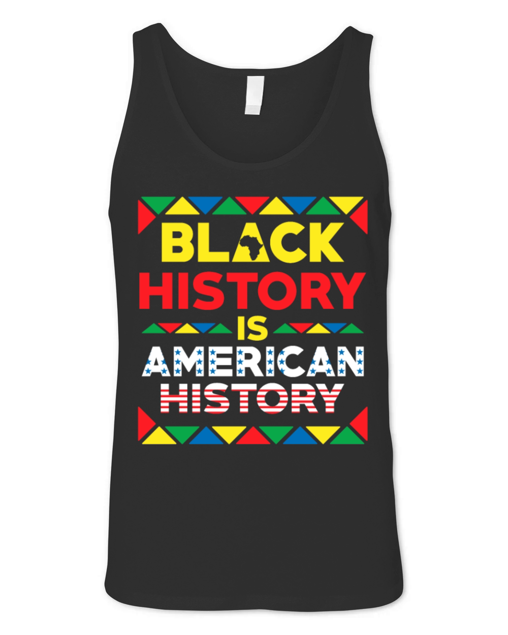 Black History Is American History Unisex Jersey Tank