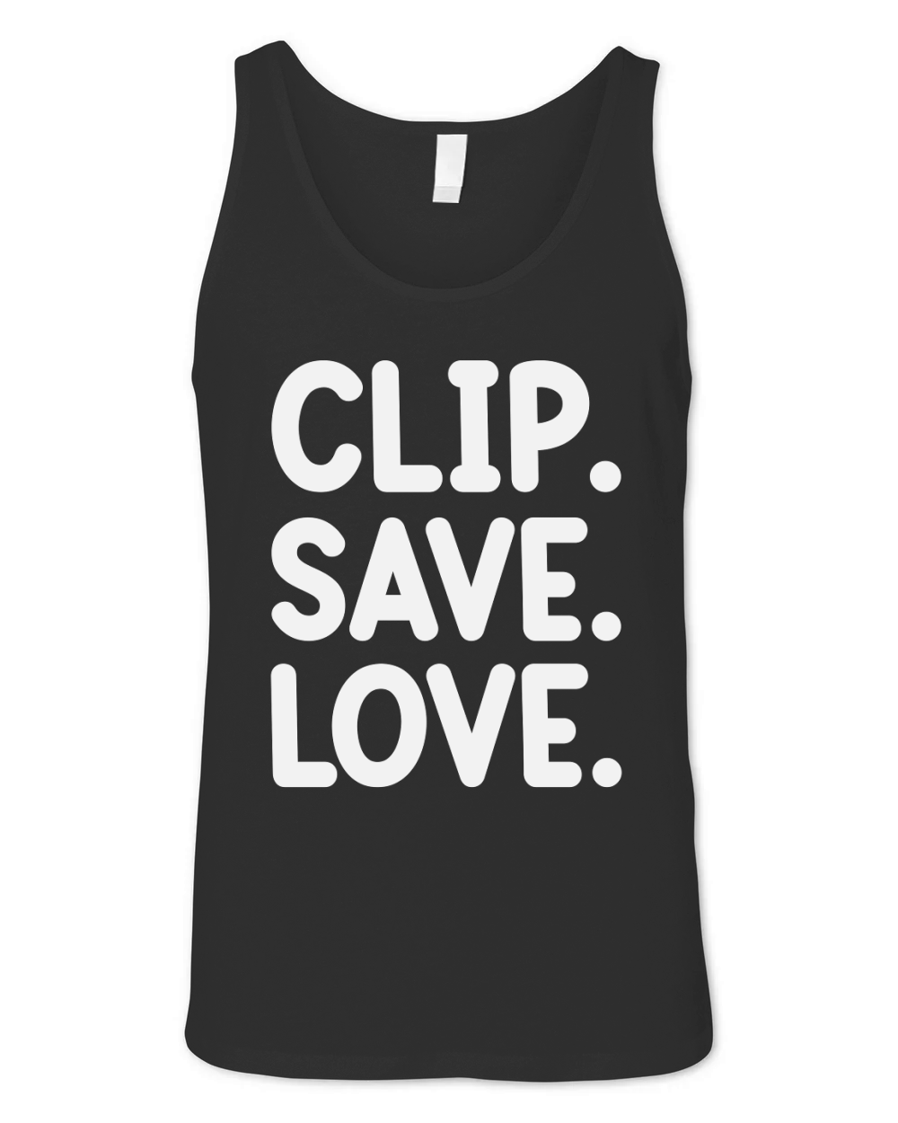 Clip Save Love Unisex Jersey Tank