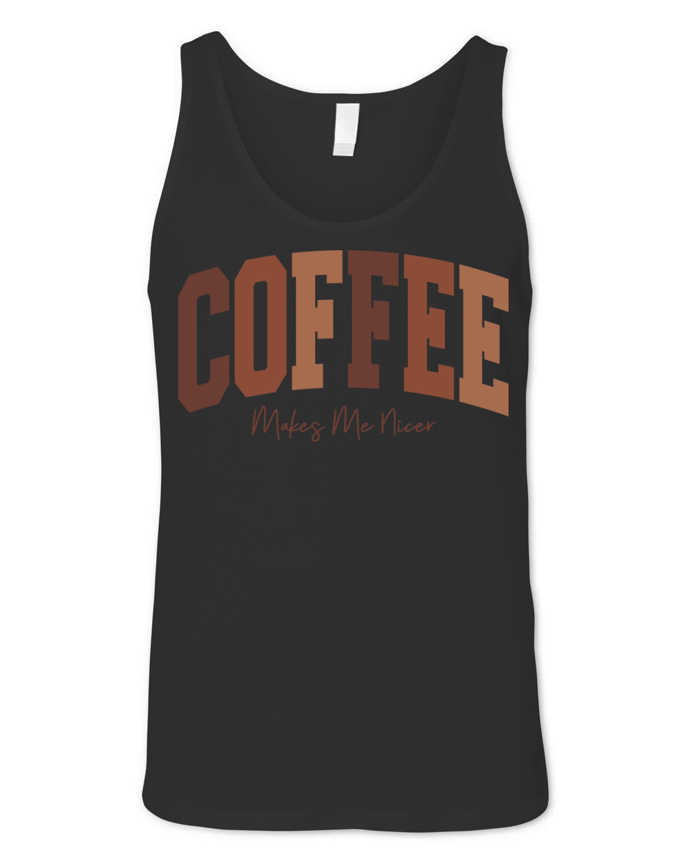 CoffeeMakesMeNicer Unisex Jersey Tank