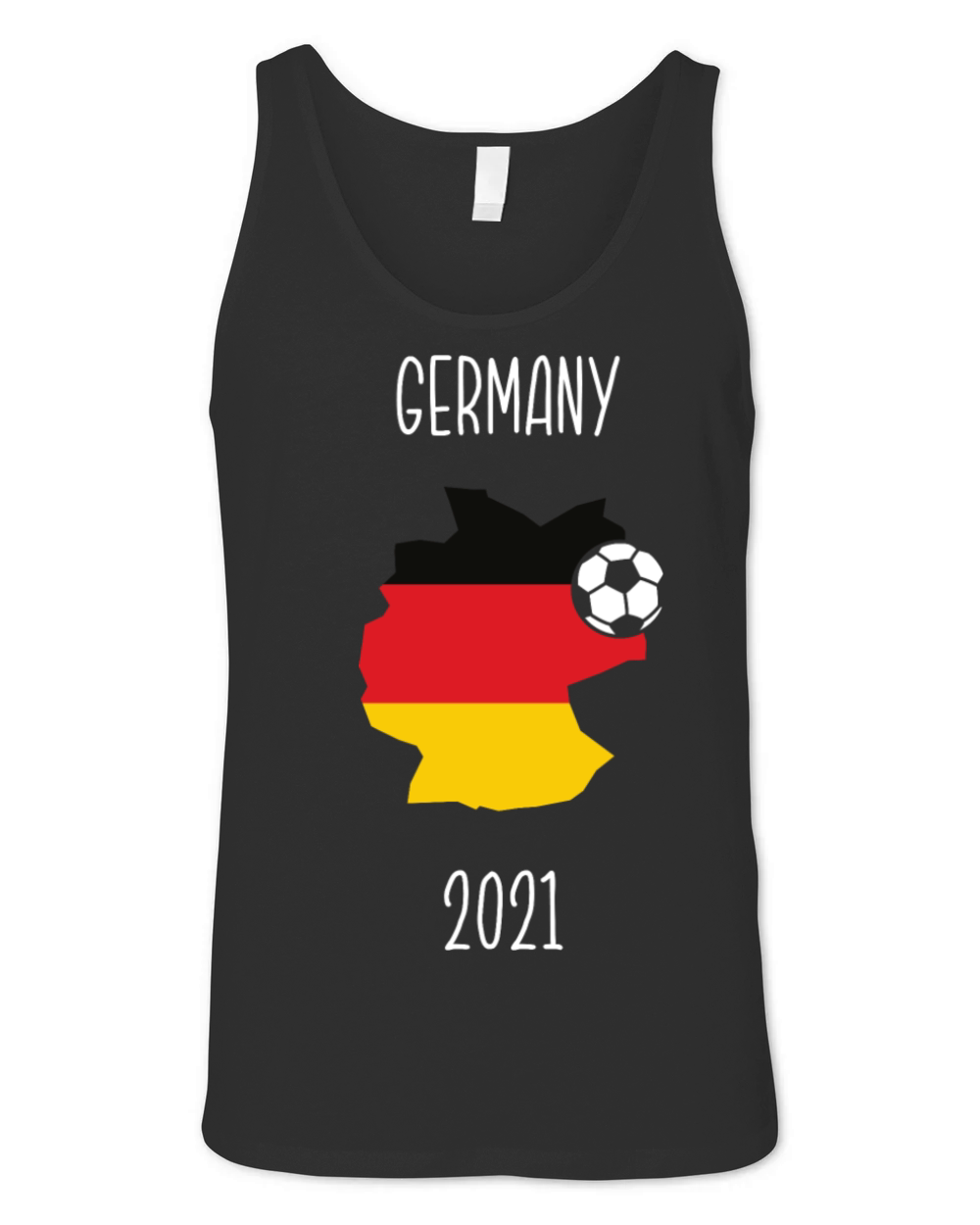 football countries flag Germany 2021 Unisex Jersey Tank