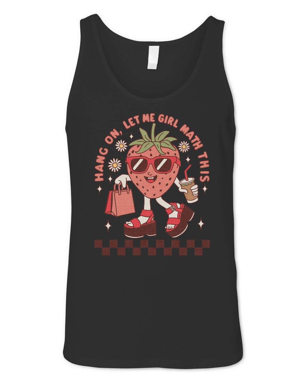 Hang On Let Me Girl Math This Unisex Jersey Tank