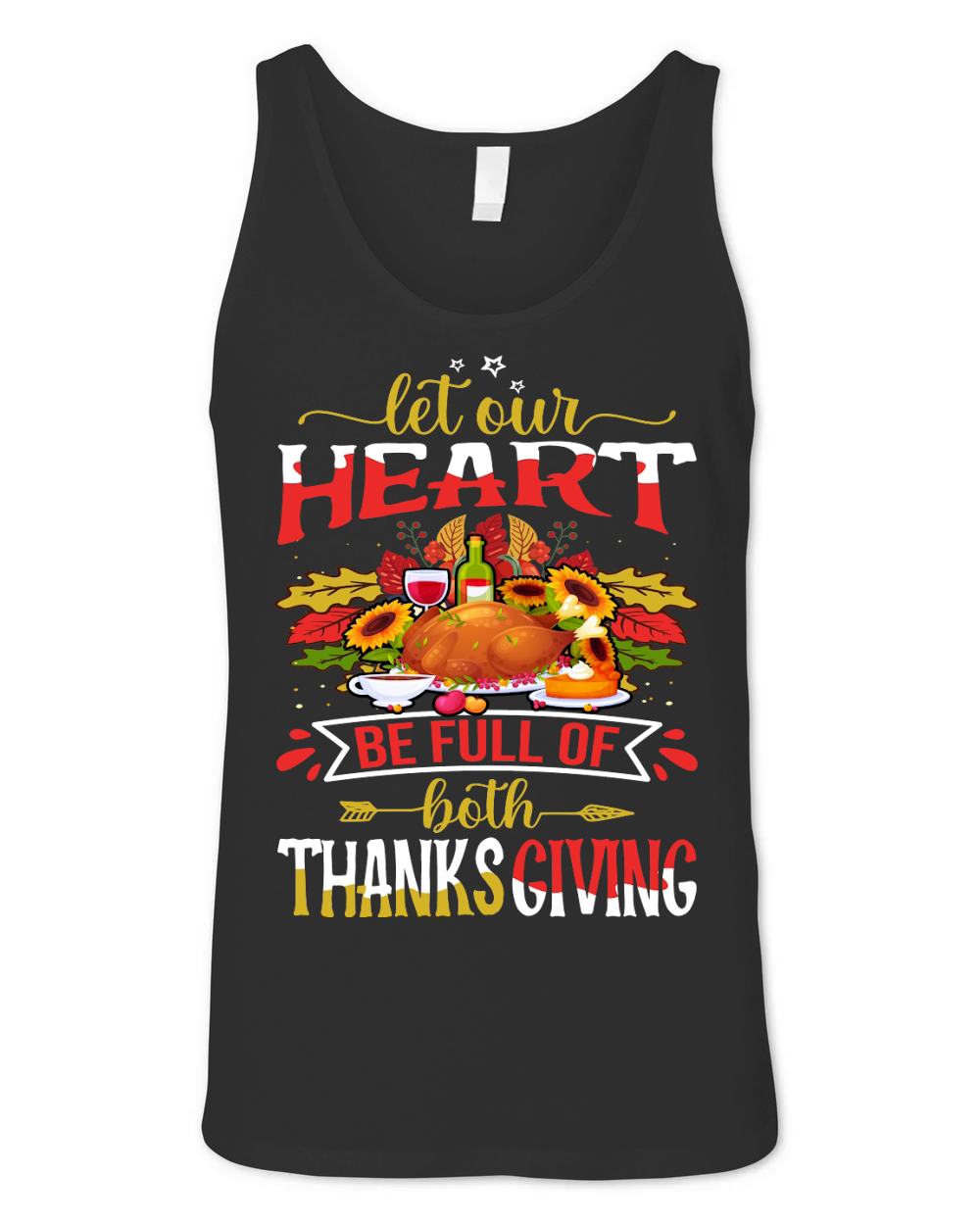 let our heart be full of both thanksgiving Unisex Jersey Tank