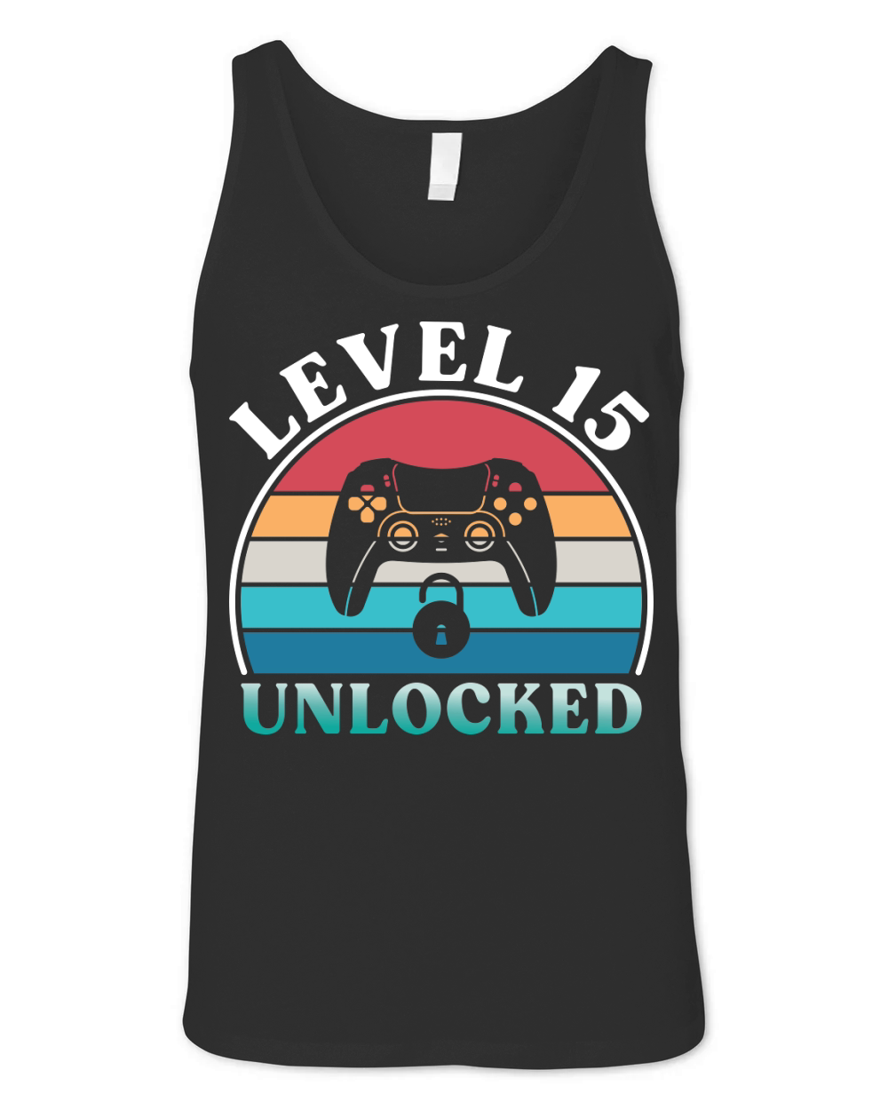 Level 15 unlocked Unisex Jersey Tank