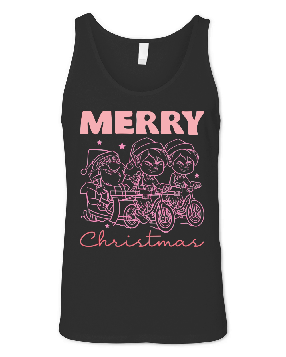Merry Christmas Santa 15 Unisex Jersey Tank