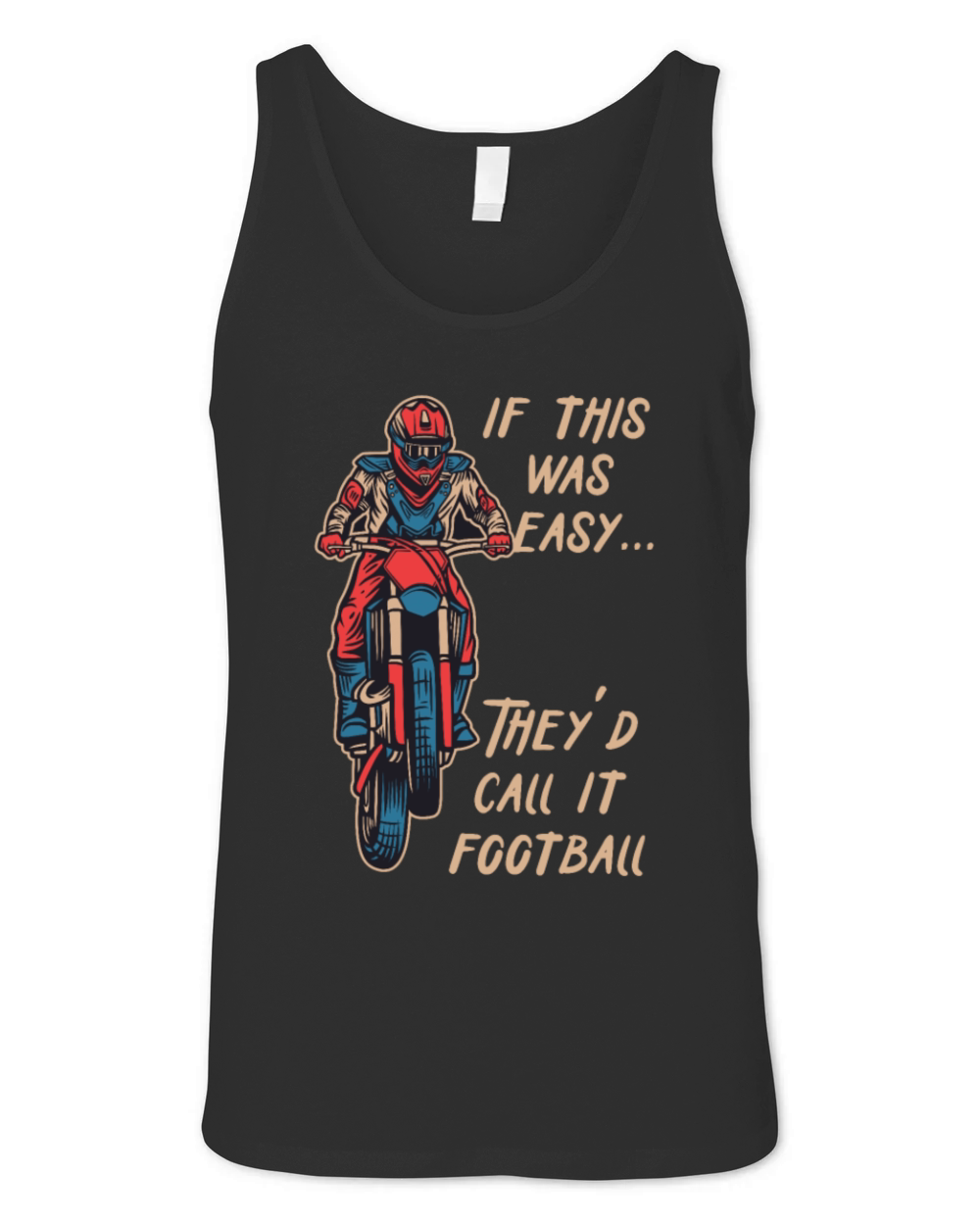 Motorcycle Motocross Bike Motobiker Motorsport Unisex Jersey Tank