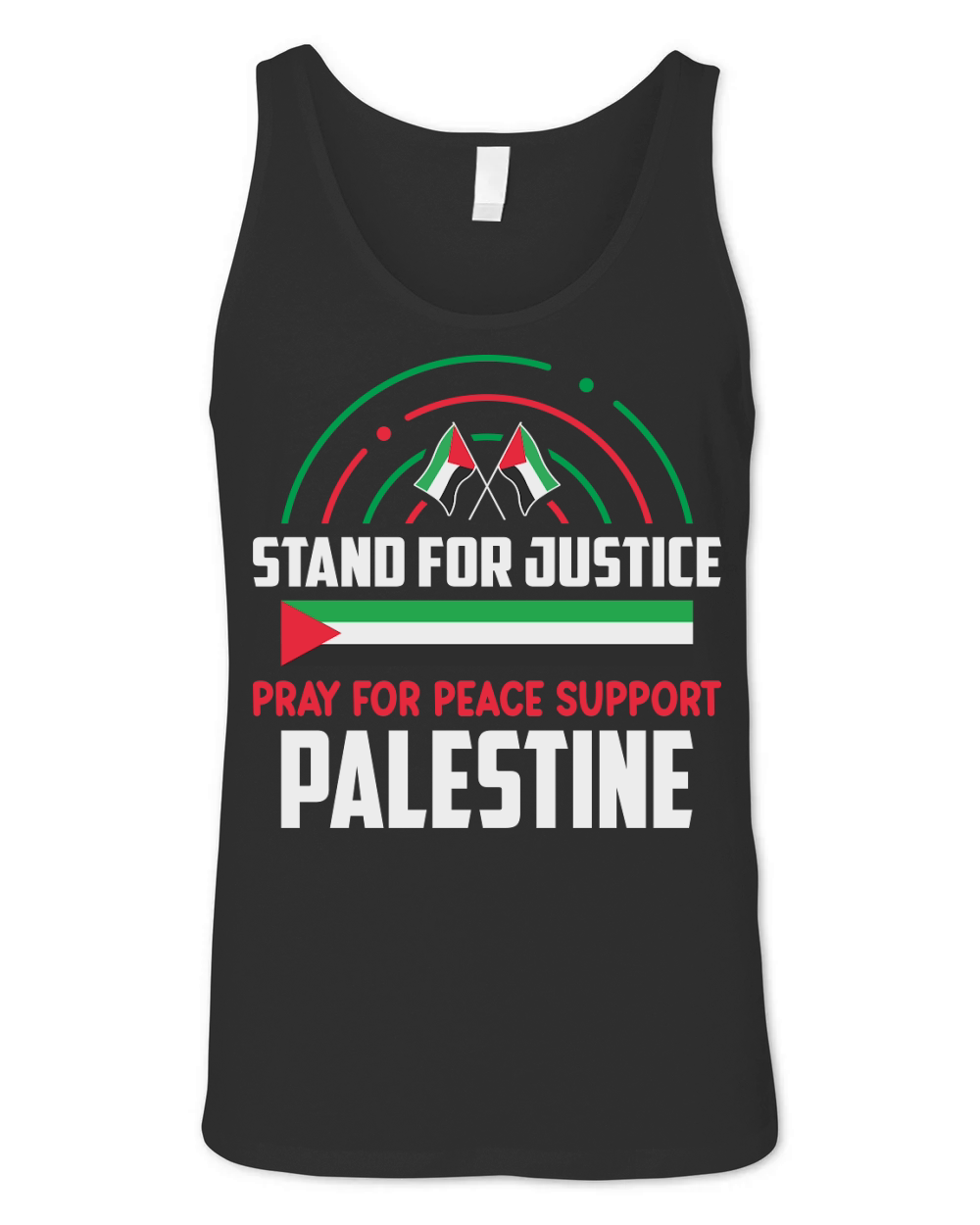 Stand For Justice Pray For Peace Support Palestine 06 Unisex Jersey Tank