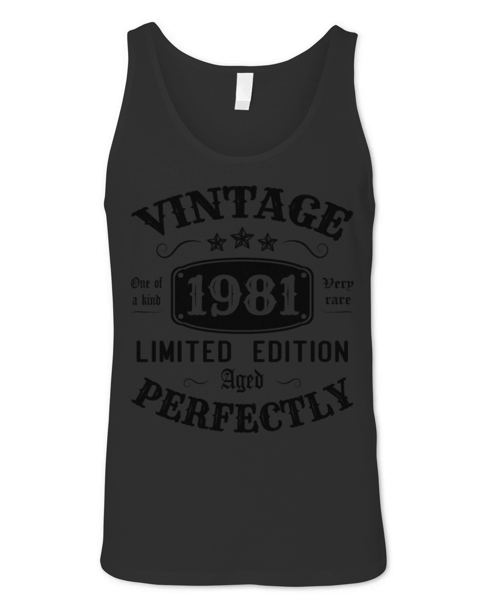 Vintage 1981 Limited Edition Aged Perfectly Unisex Jersey Tank