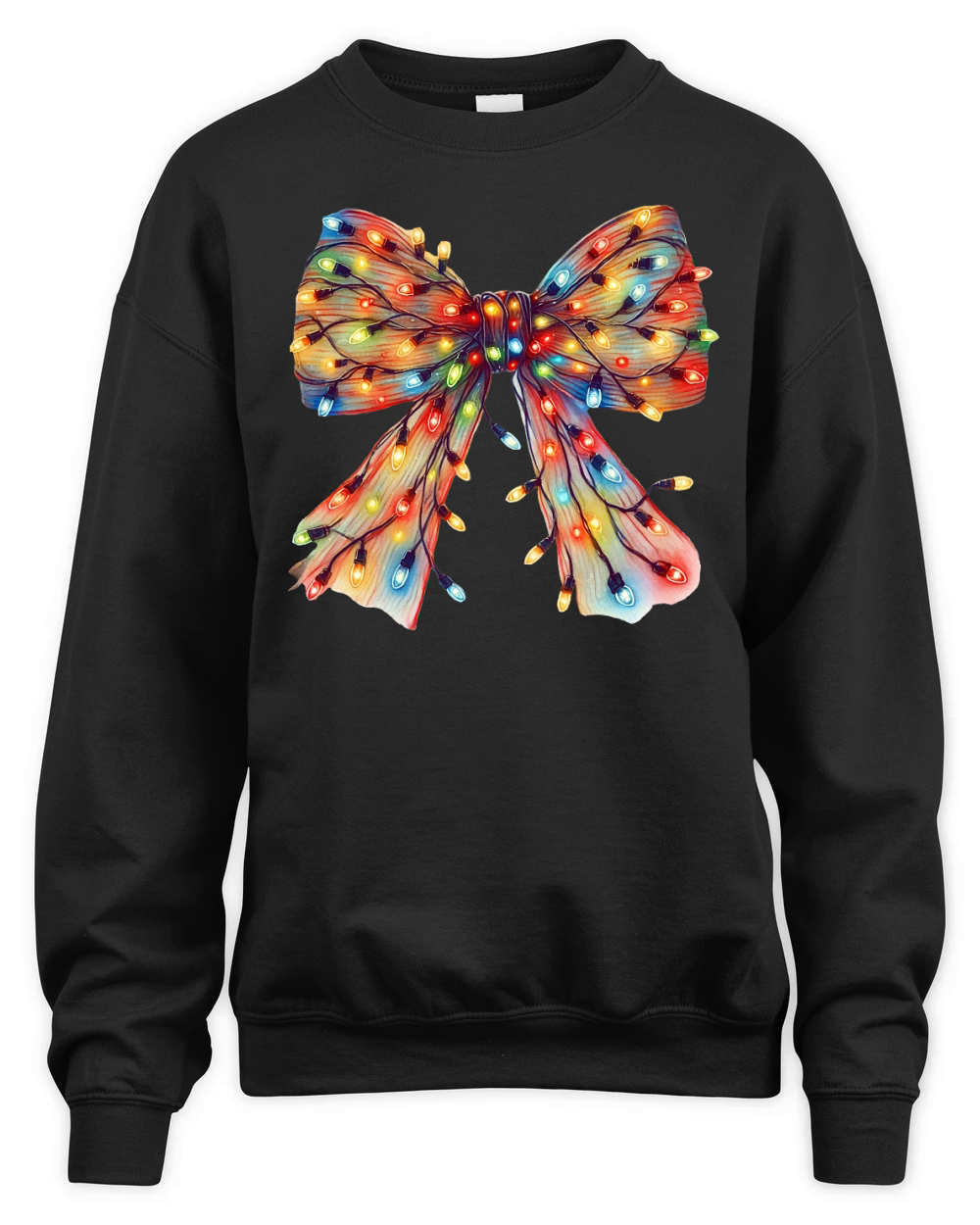 Bow Fairy Lights Unisex Premium Crewneck Sweatshirt
