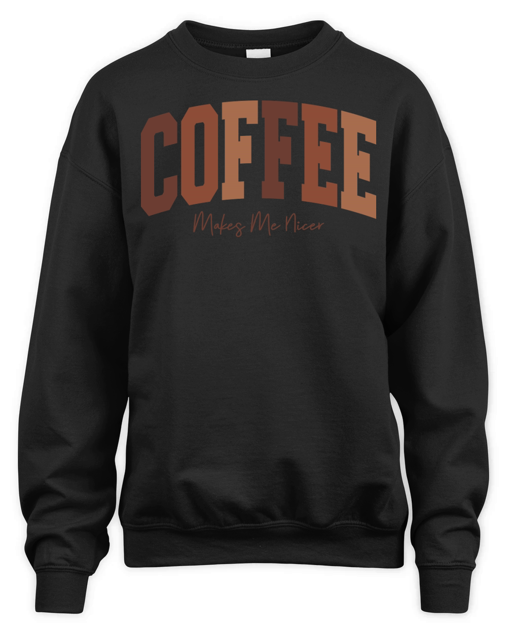 CoffeeMakesMeNicer Unisex Premium Crewneck Sweatshirt