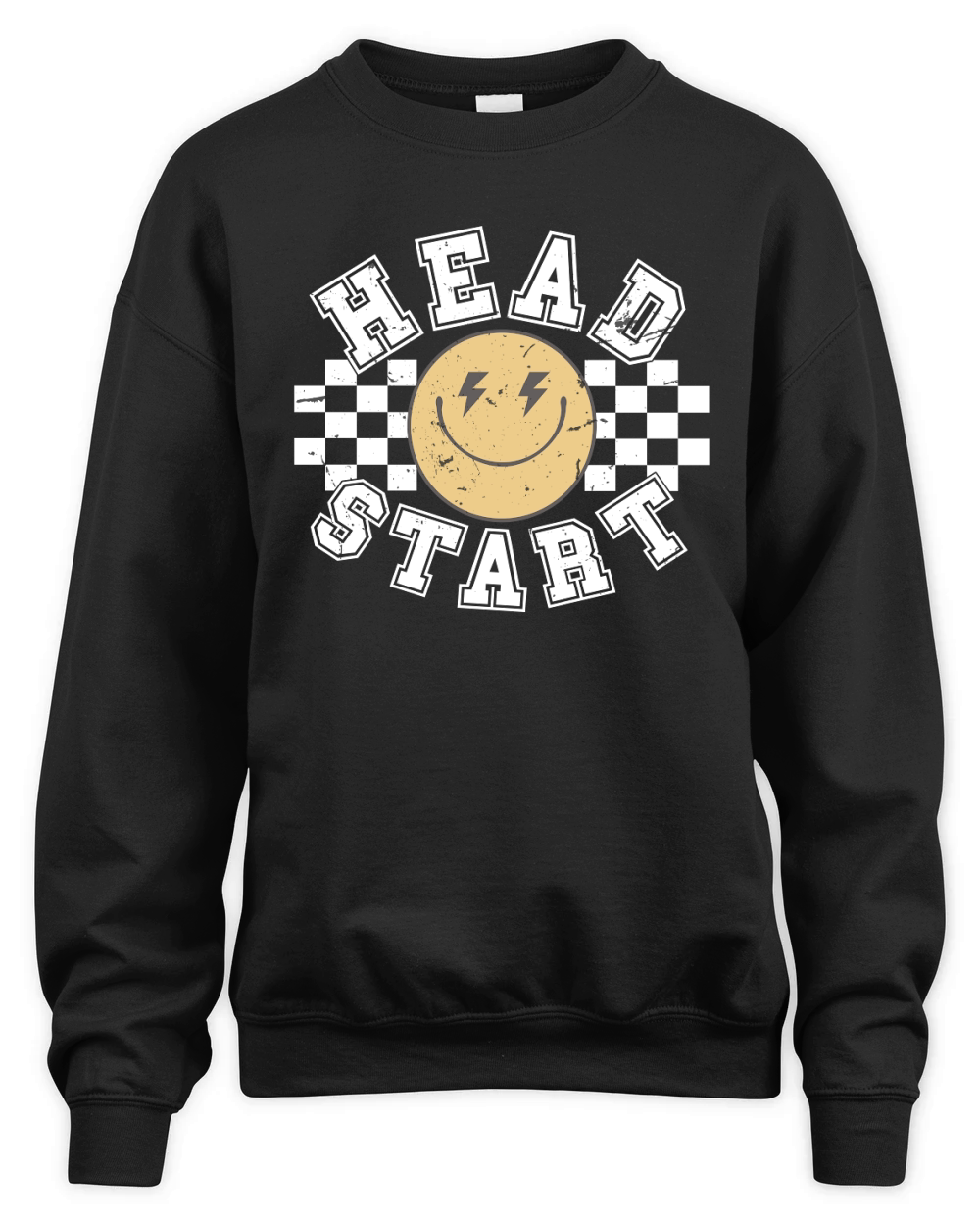 head start checkeredWH Unisex Premium Crewneck Sweatshirt