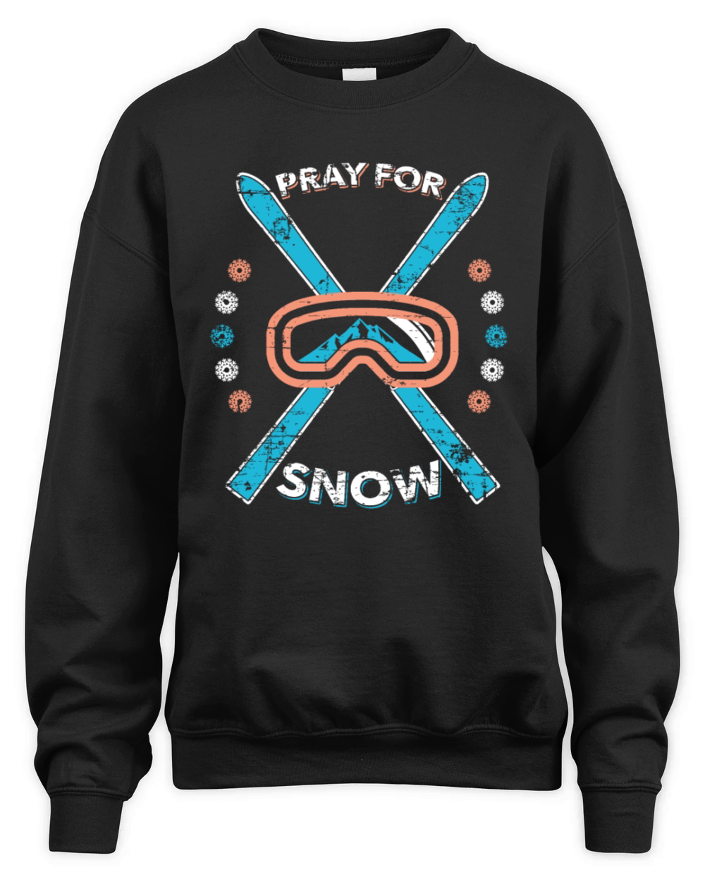Skiing Skiing Skiing Skiing Skiing Skiing Skiing Unisex Premium Crewneck Sweatshirt