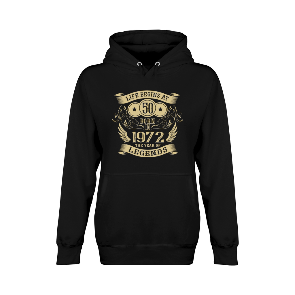 50th Birthday Gifts Vintage 1972 Birthday Unisex Premium Pullover Hoodie